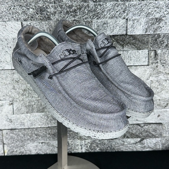 Hey Dude Shoes Wally L Stretch Steel - MNS11 - Picture 2 of 10